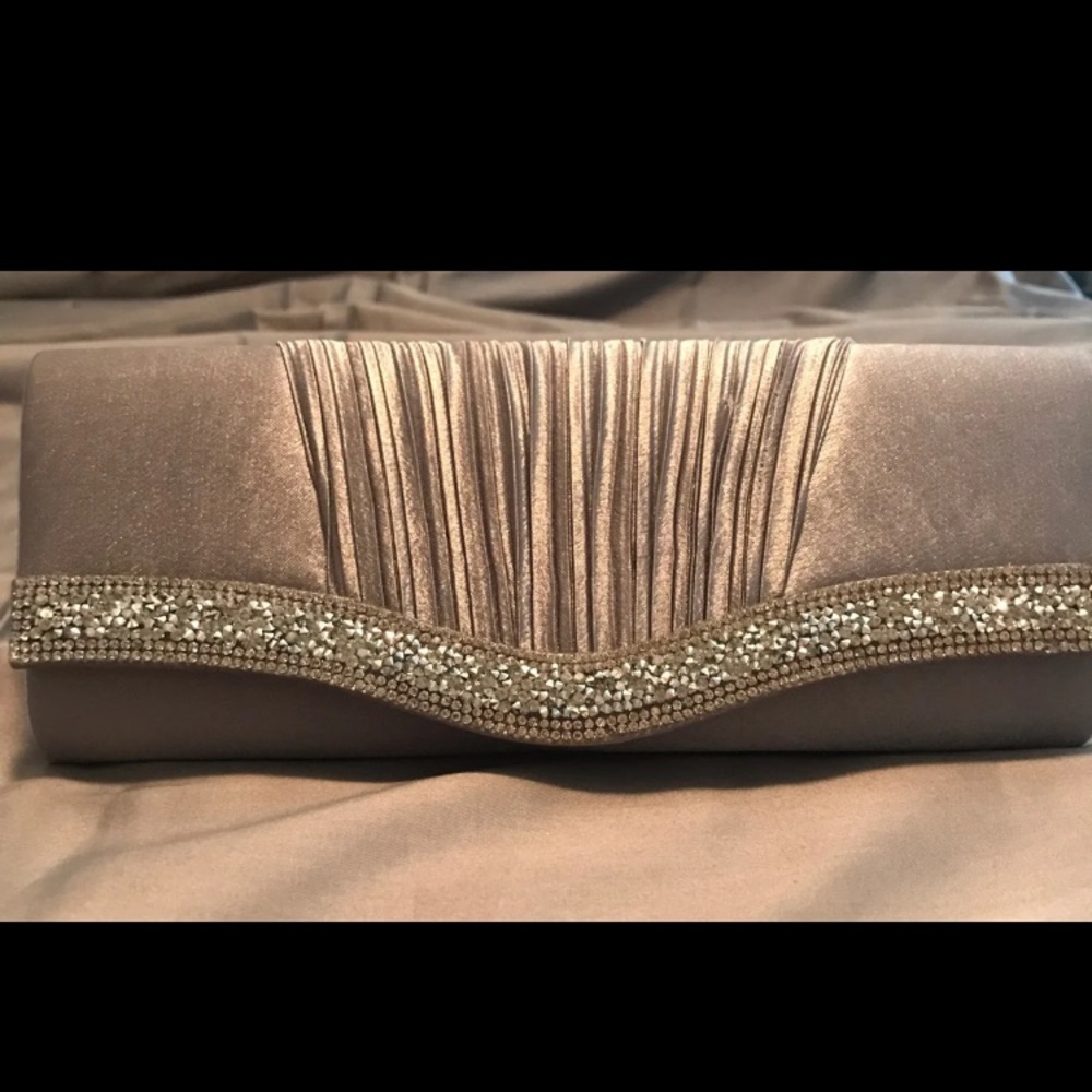 Brand New Silver Clutch